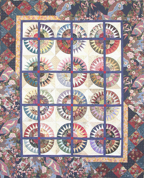 PPNQ - Crown of Thorns Quilt Kit Detail